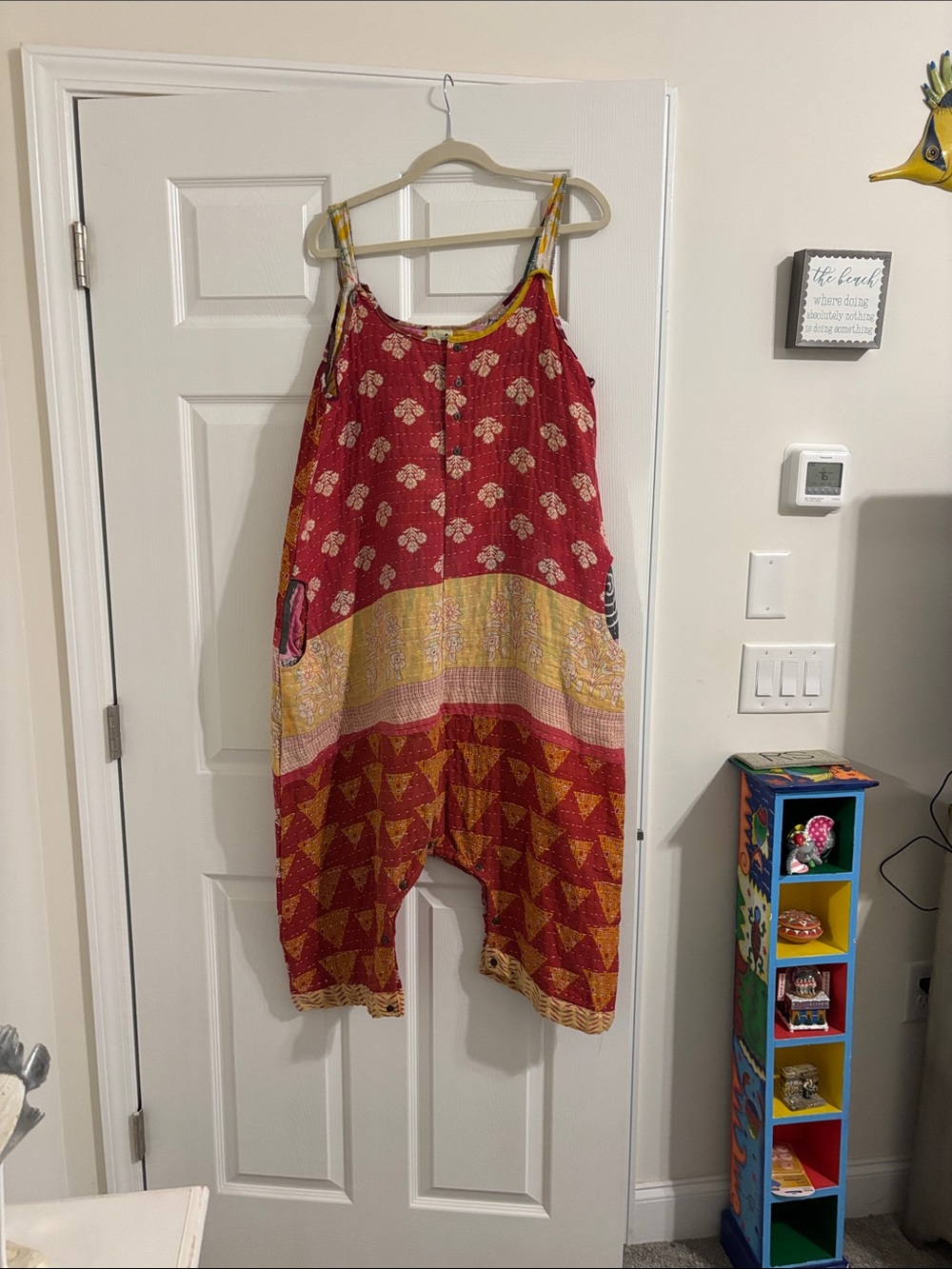Free Size Jaded Gypsy Kantha Shortall